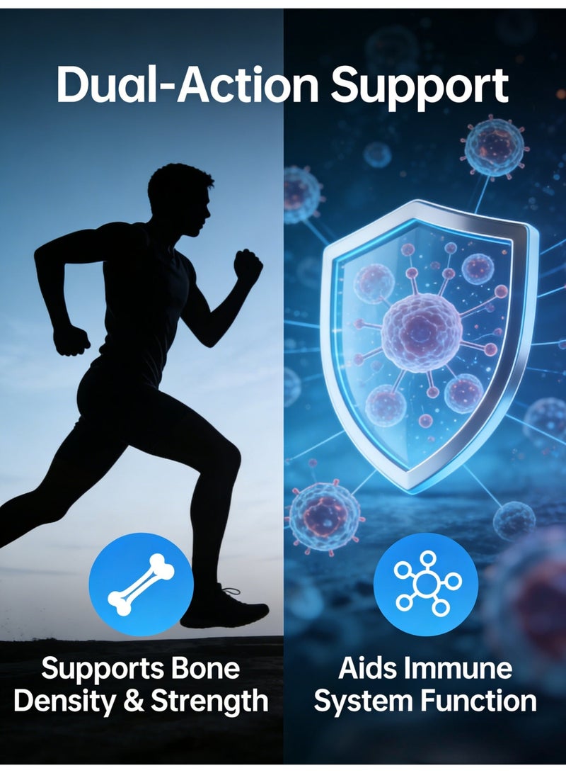 SPORTS RESEARCH D3 + K2 Plant Extract, 120 Veggie Softgels - Image 2